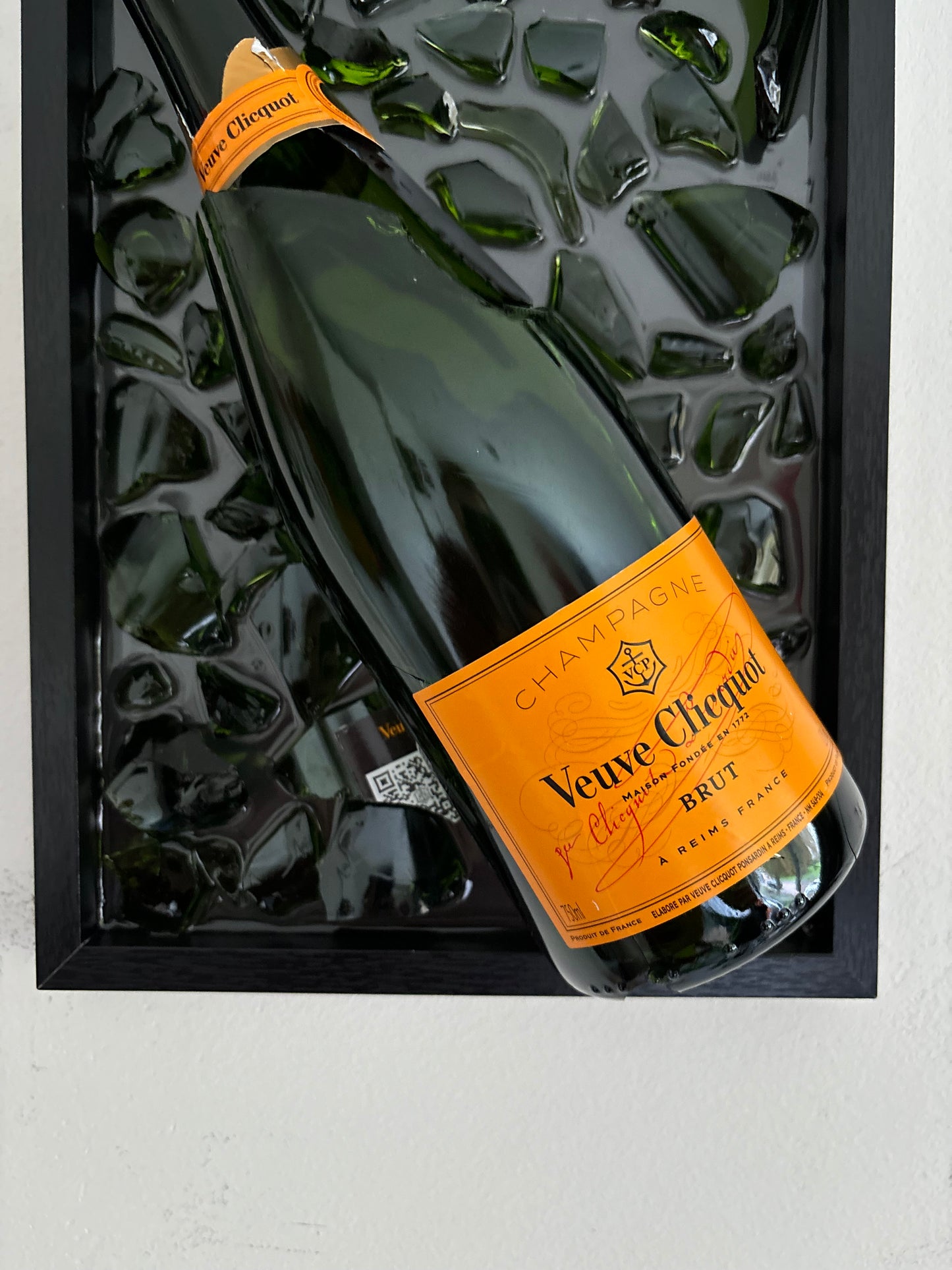 Broken Bottle Art Veuve Clicquot Brut