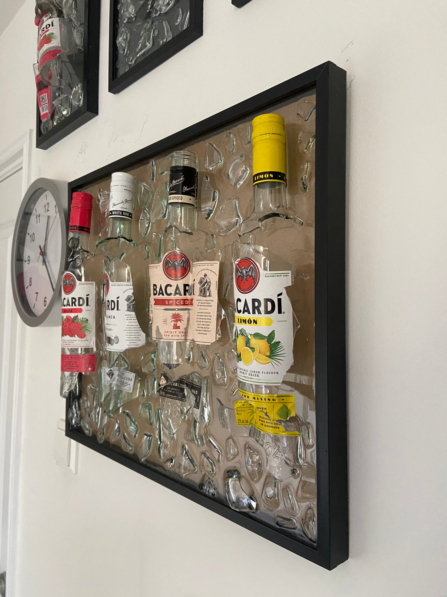 Broken Bottle Art Bacardi Special Edition