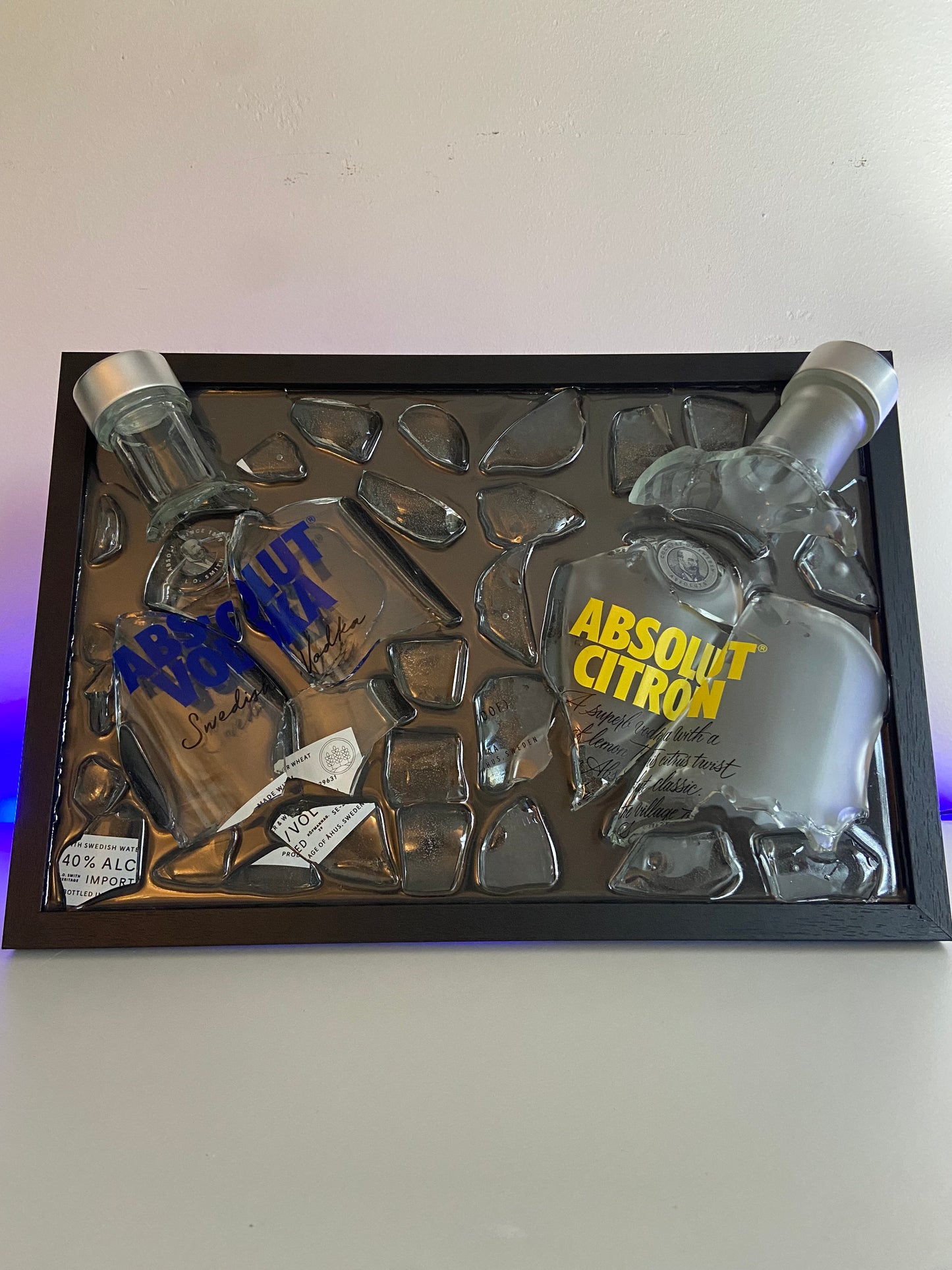 Broken Bottle Art Vodka Absolute X Absolute Citron Special Edition