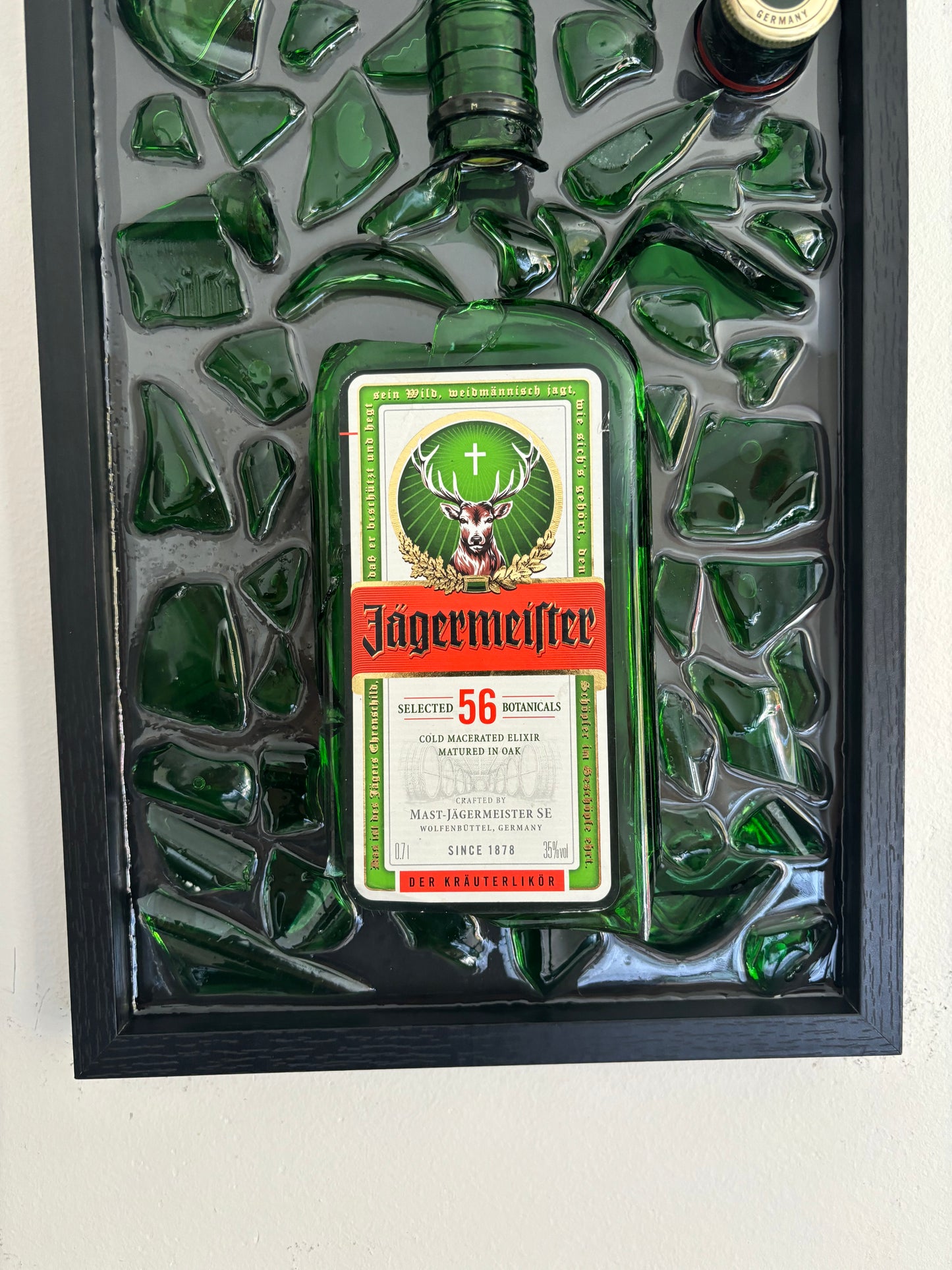 Broken Bottle Art Jagermeister