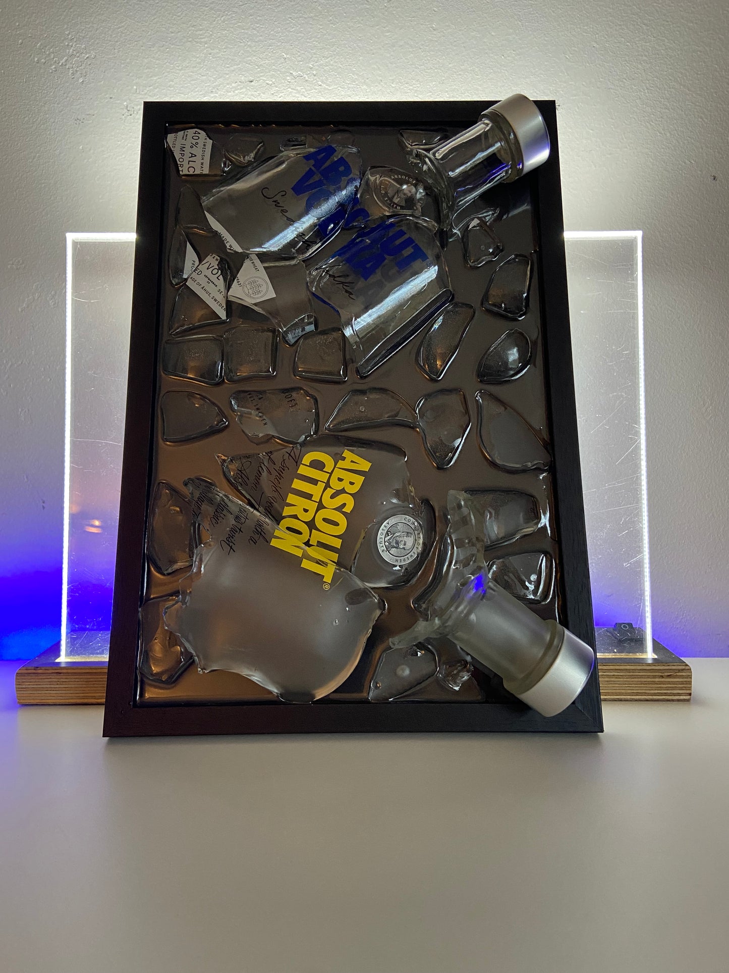 Broken Bottle Art Vodka Absolute X Absolute Citron Special Edition