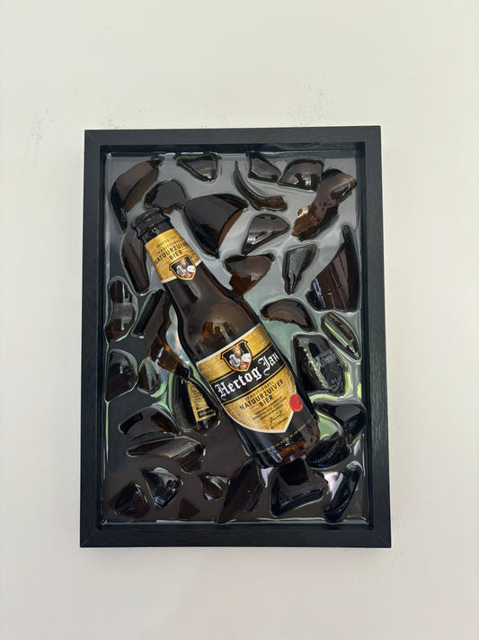 Broken Bottle Art Hertog Jan