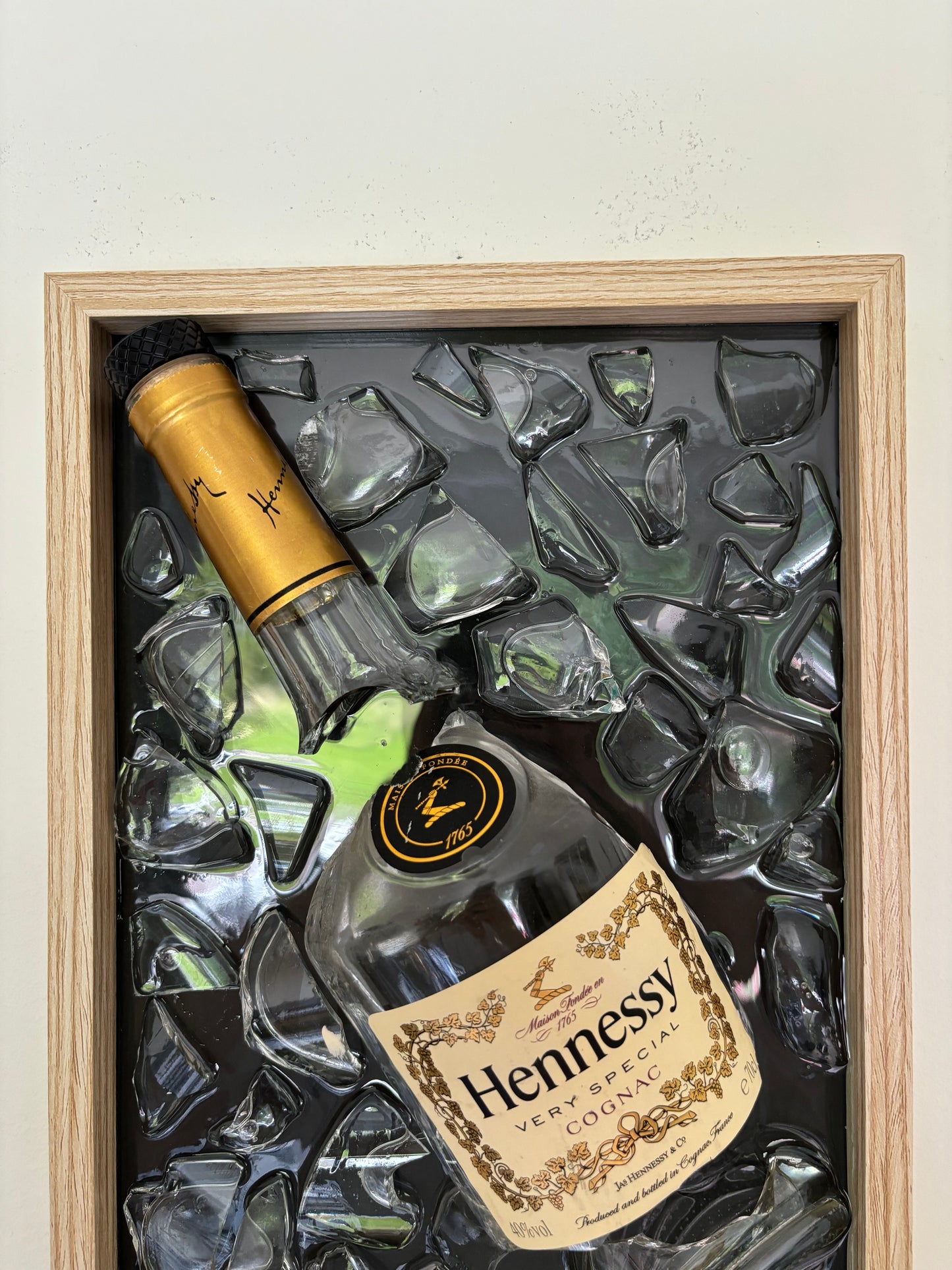 The Henny In Brown Frame