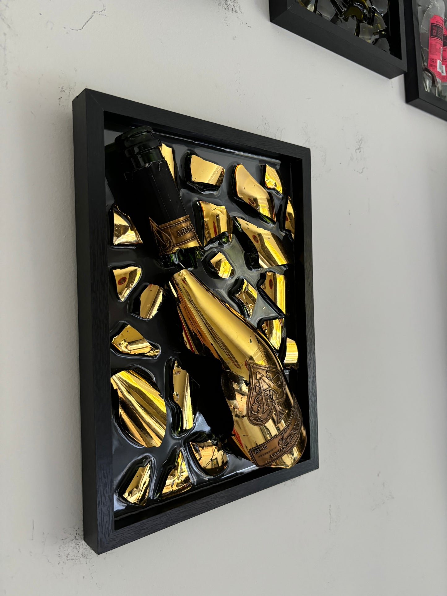 Broken Bottle Art Armand De Brignac