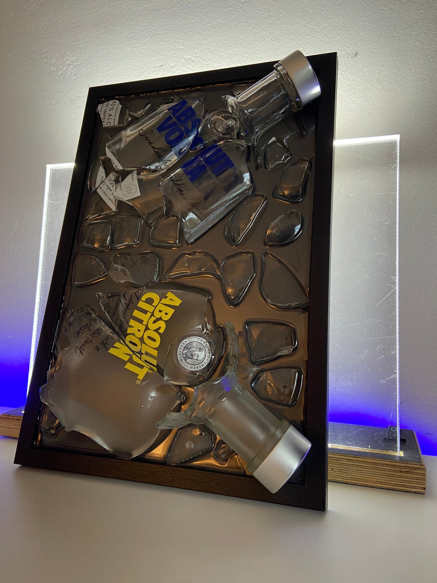 Broken Bottle Art Vodka Absolute X Absolute Citron Special Edition