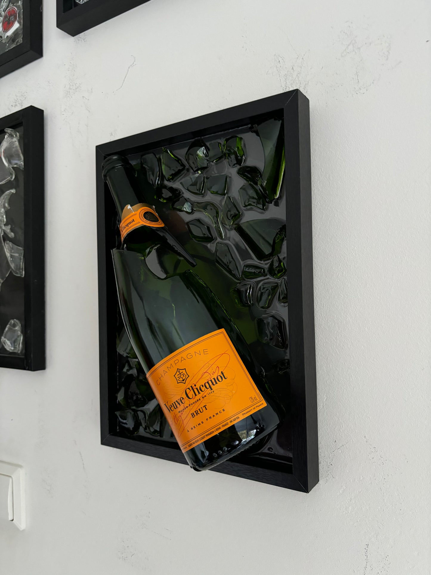 Broken Bottle Art Veuve Clicquot Brut