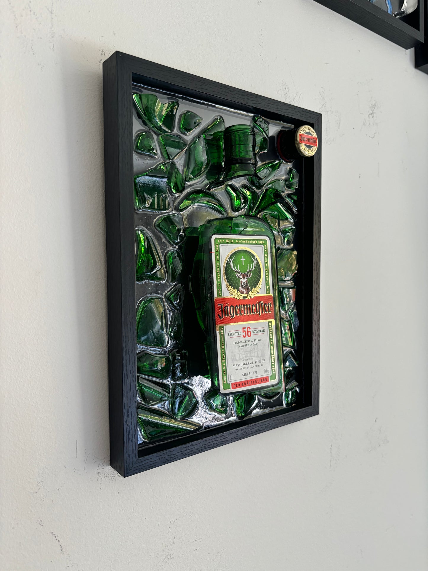 Broken Bottle Art Jagermeister