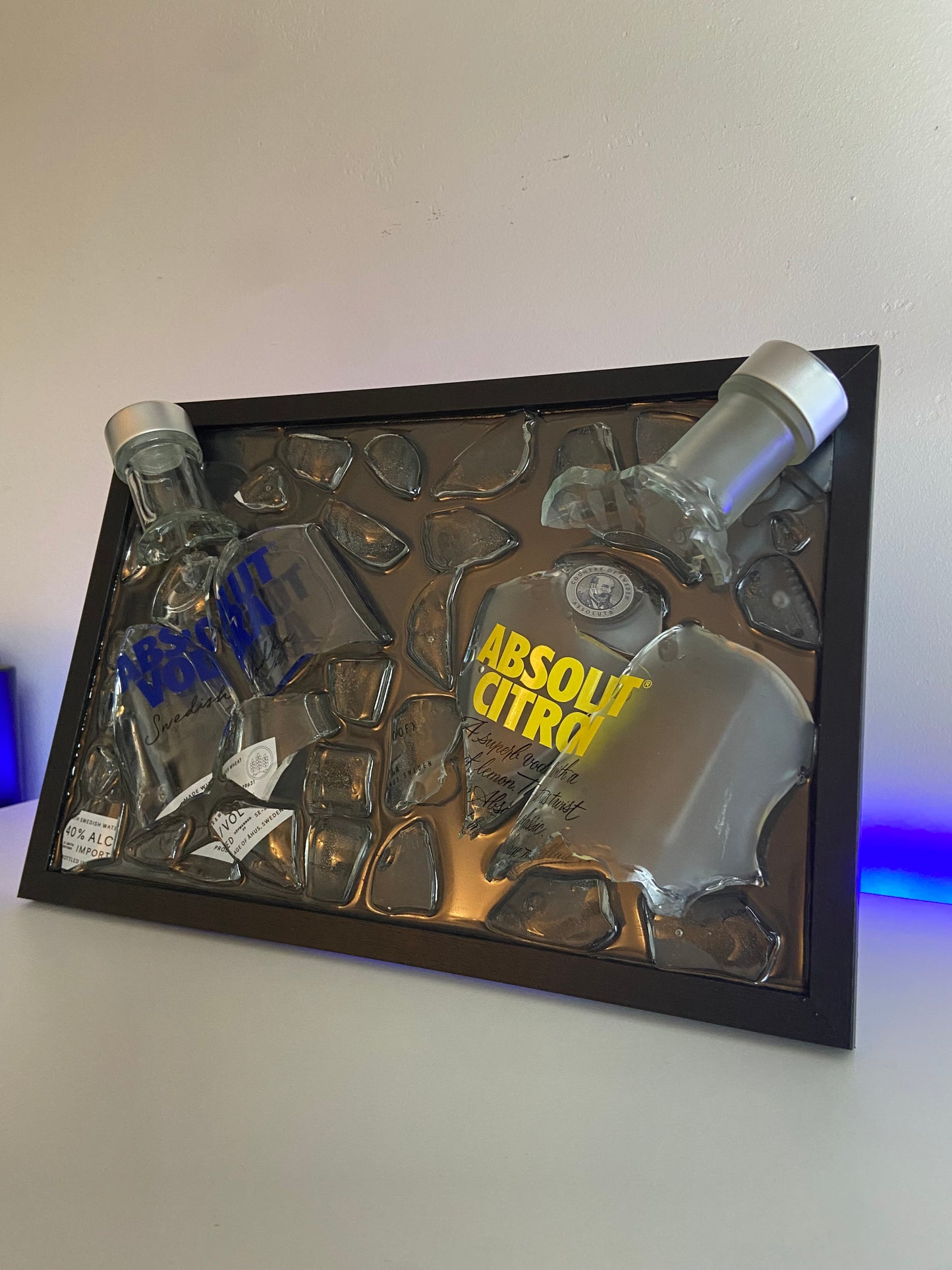 Broken Bottle Art Vodka Absolute X Absolute Citron Special Edition