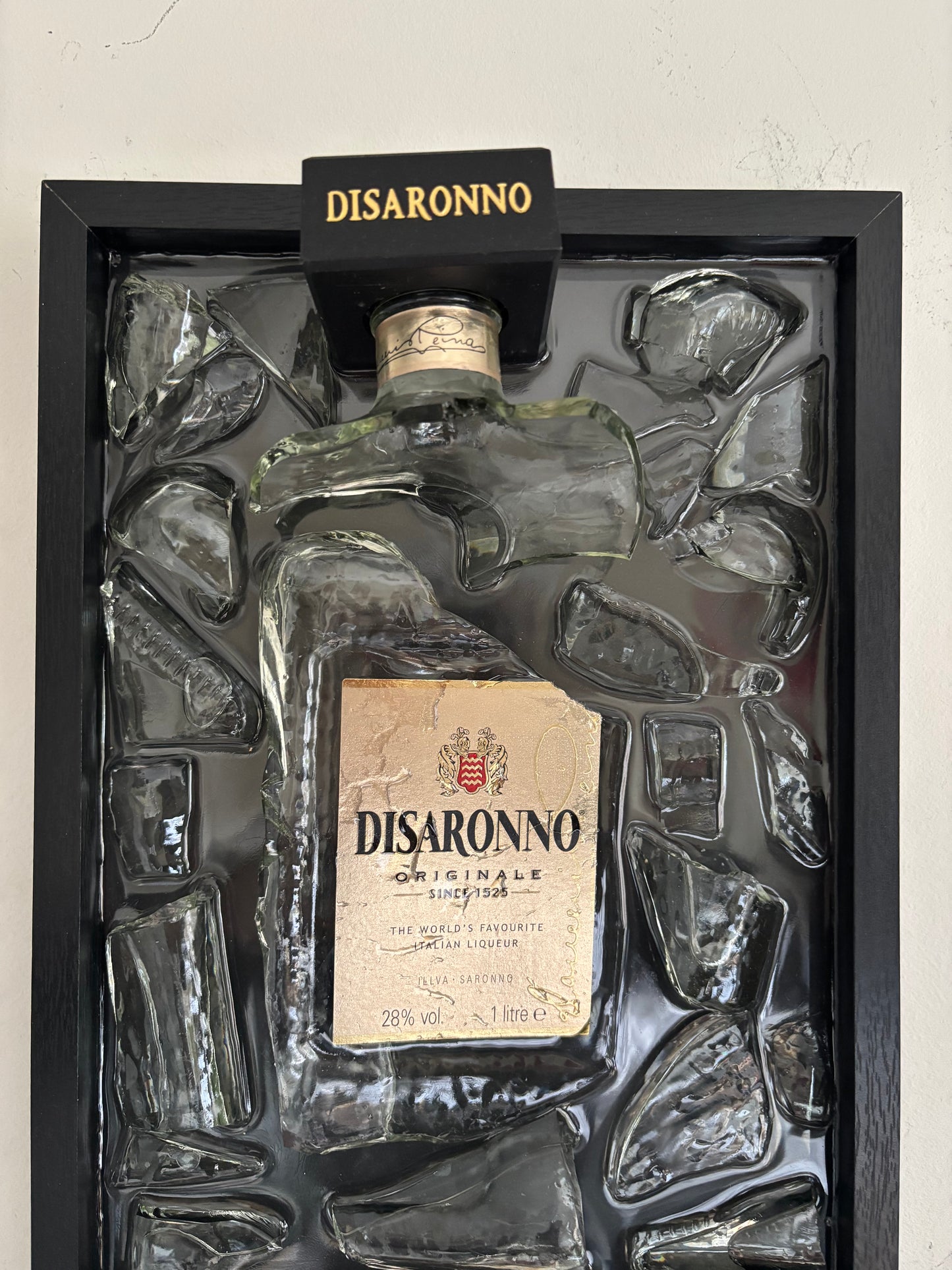 Broken Bottle Art Disaronno