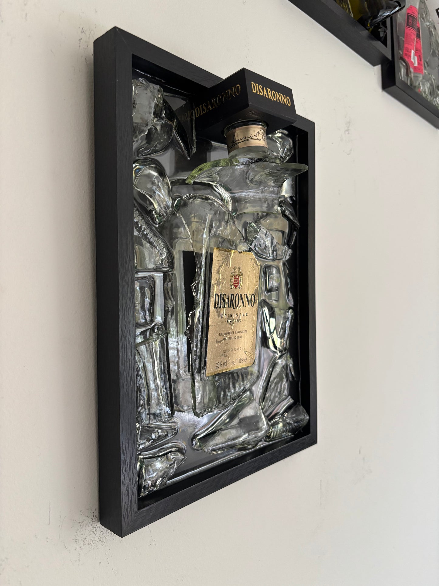 Broken Bottle Art Disaronno