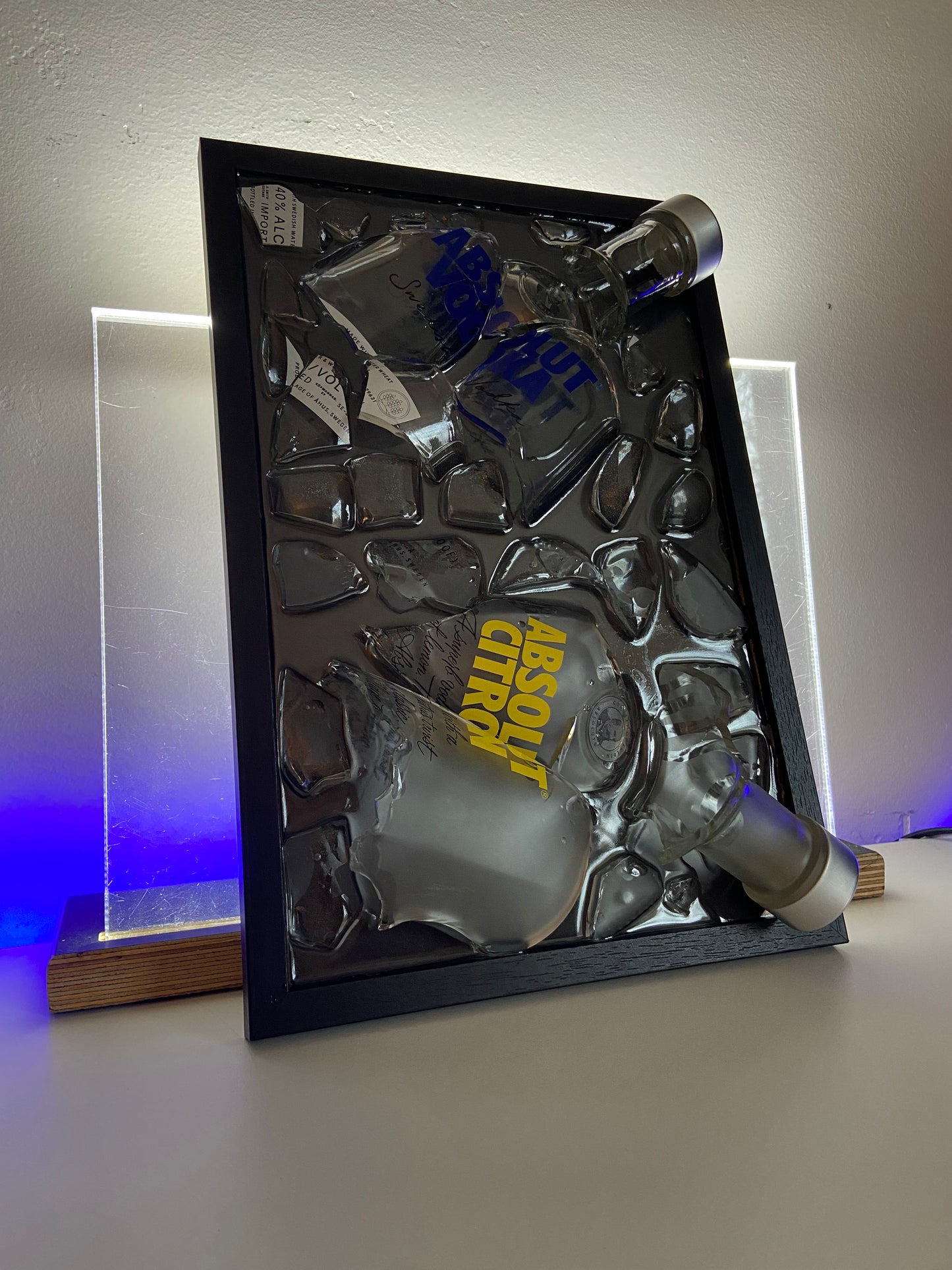 Broken Bottle Art Vodka Absolute X Absolute Citron Special Edition