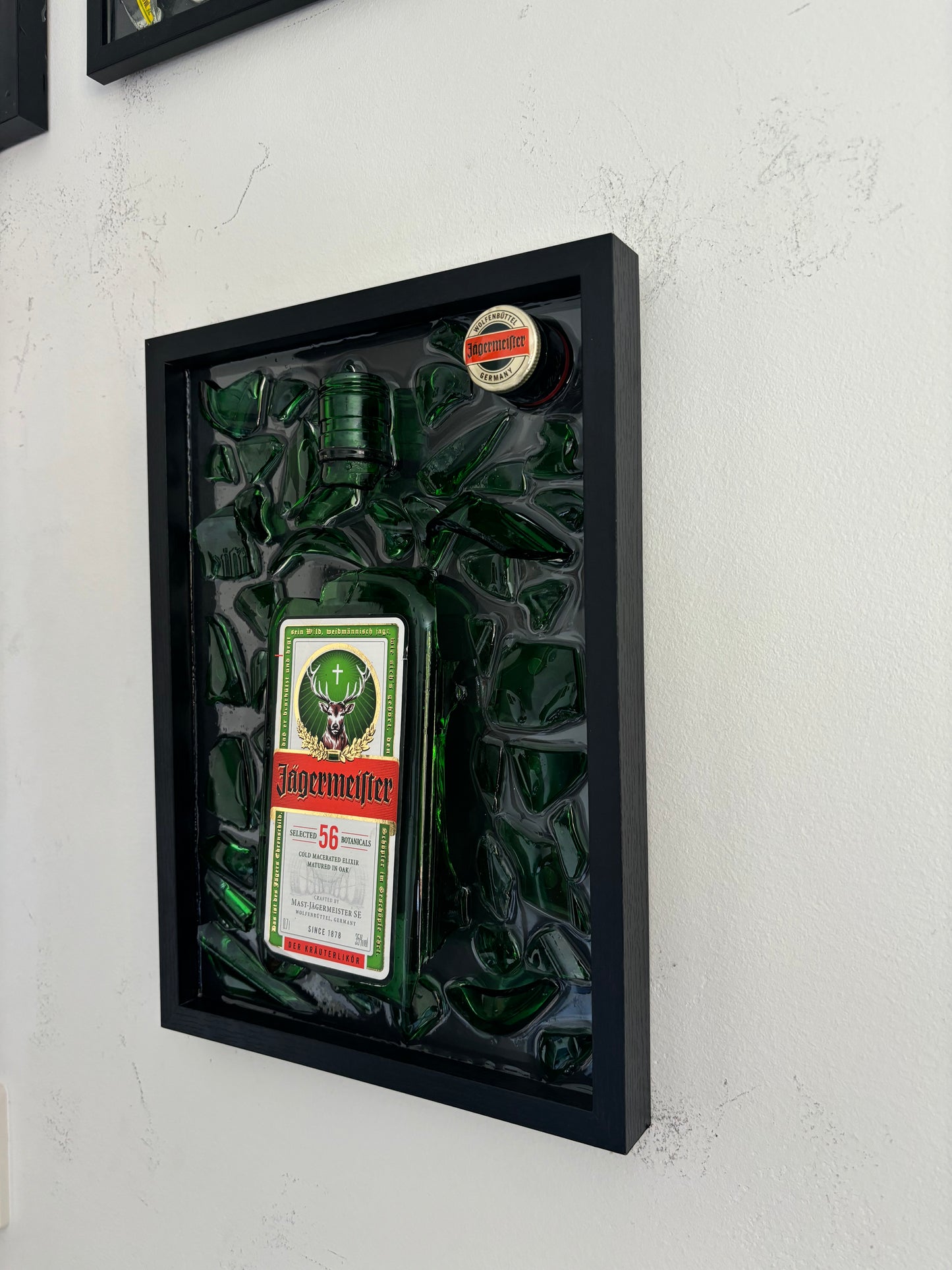 Broken Bottle Art Jagermeister