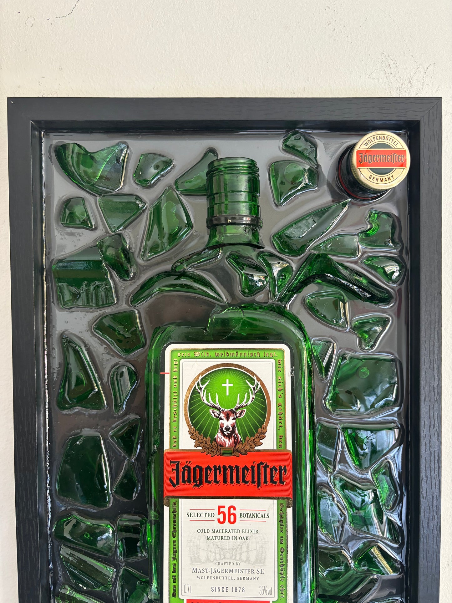 Broken Bottle Art Jagermeister