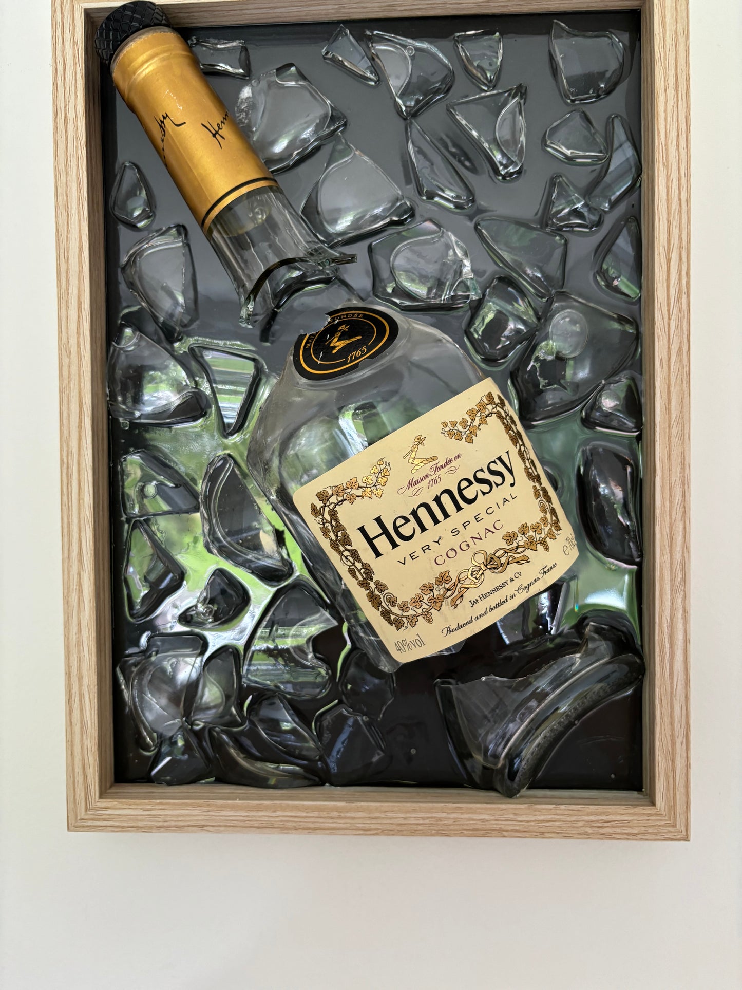 The Henny In Brown Frame