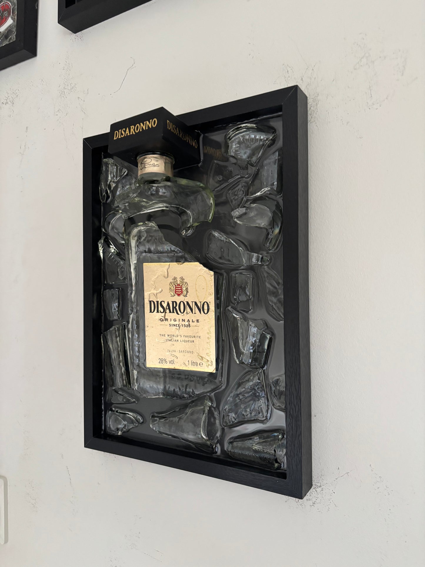 Broken Bottle Art Disaronno